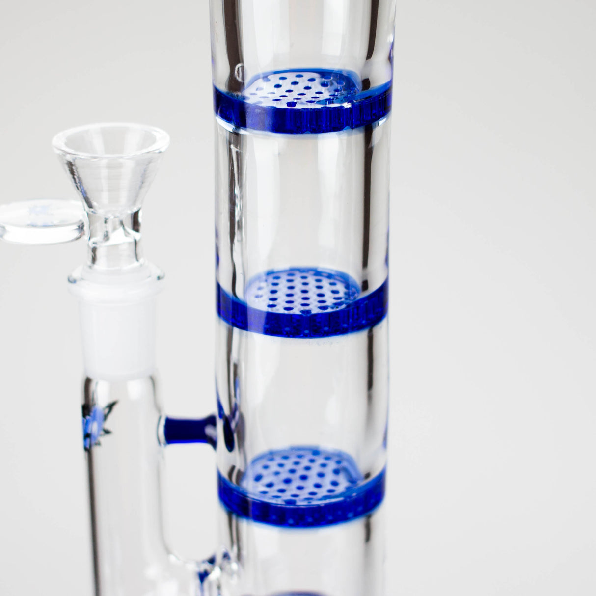 Ganjavibes | 11" Triple Honeycomb Percolator Glass Bong Glass Bong Maple Craft Inc