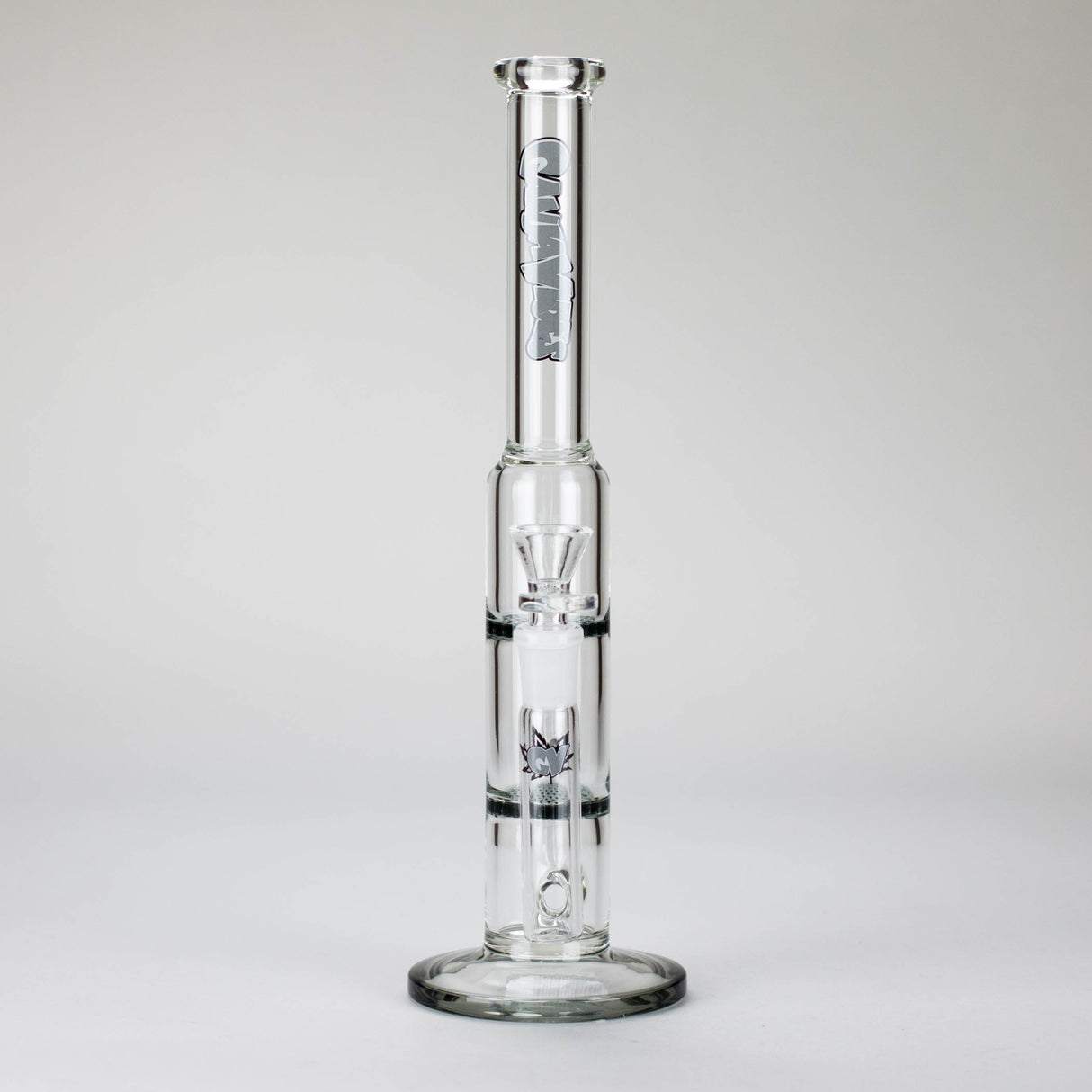 Ganjavibes | 11" Double Honeycomb Percolator Glass Bong Glass Bong Maple Craft Inc