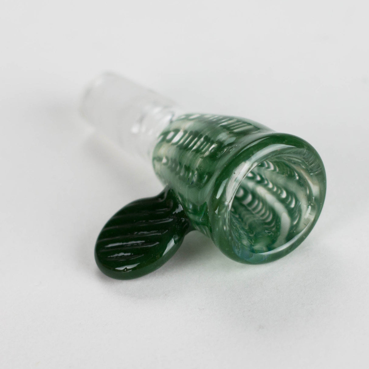 Shine Glassworks | Raked flare 14mm bowl with handle - Made in Canada Bowl · Banger · Oil Burner Smoking Cat Distribution