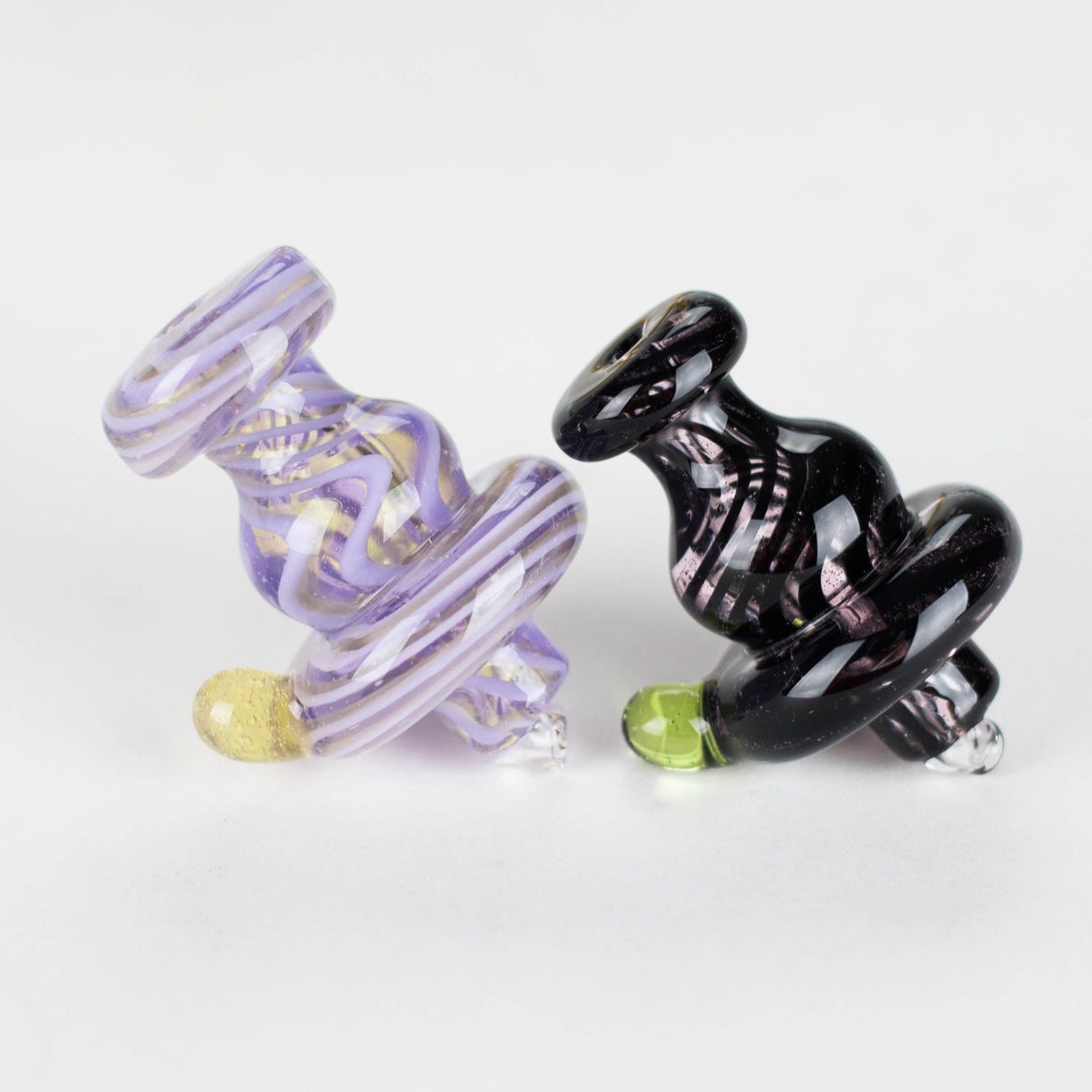 Shine Glassworks | Vackstack directional carb cap - Made in Canada Cap · Dabber · Insert · Clip · Nail Smoking Cat Distribution