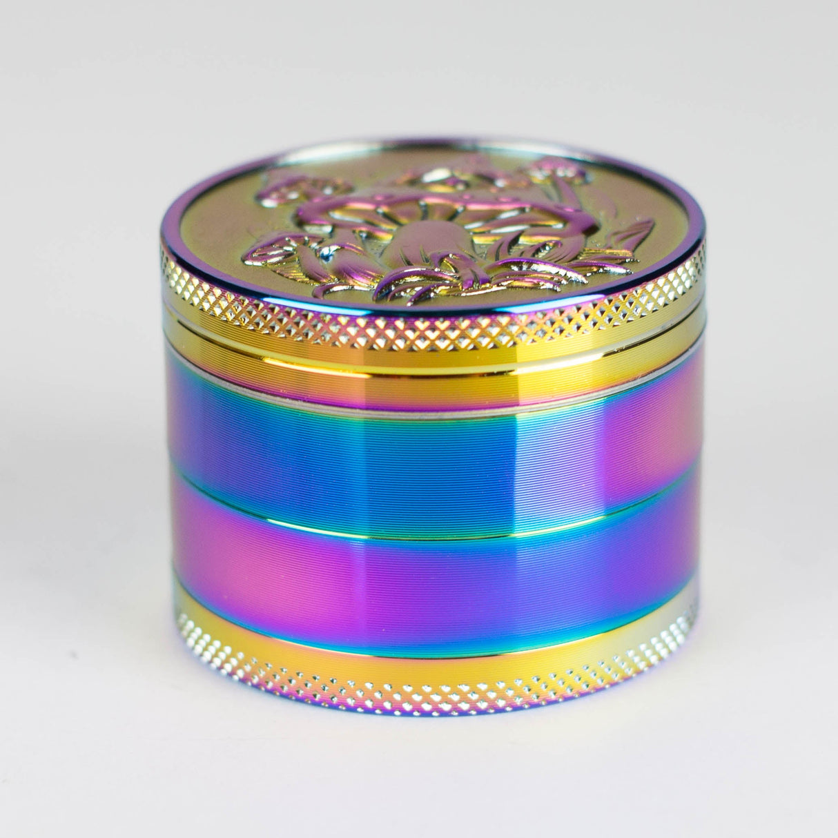 Z2" Metal Grinder 4 Layers with Mushroom Design Box of 12 Display Pack 777 Smoke