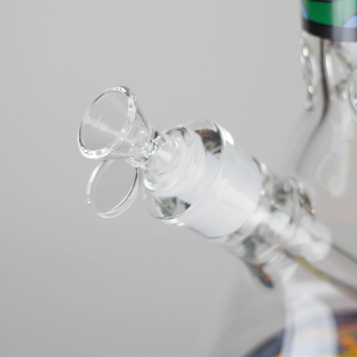 14" 7 mm Glass Bong With Dog Design Glass Bong 777 Smoke