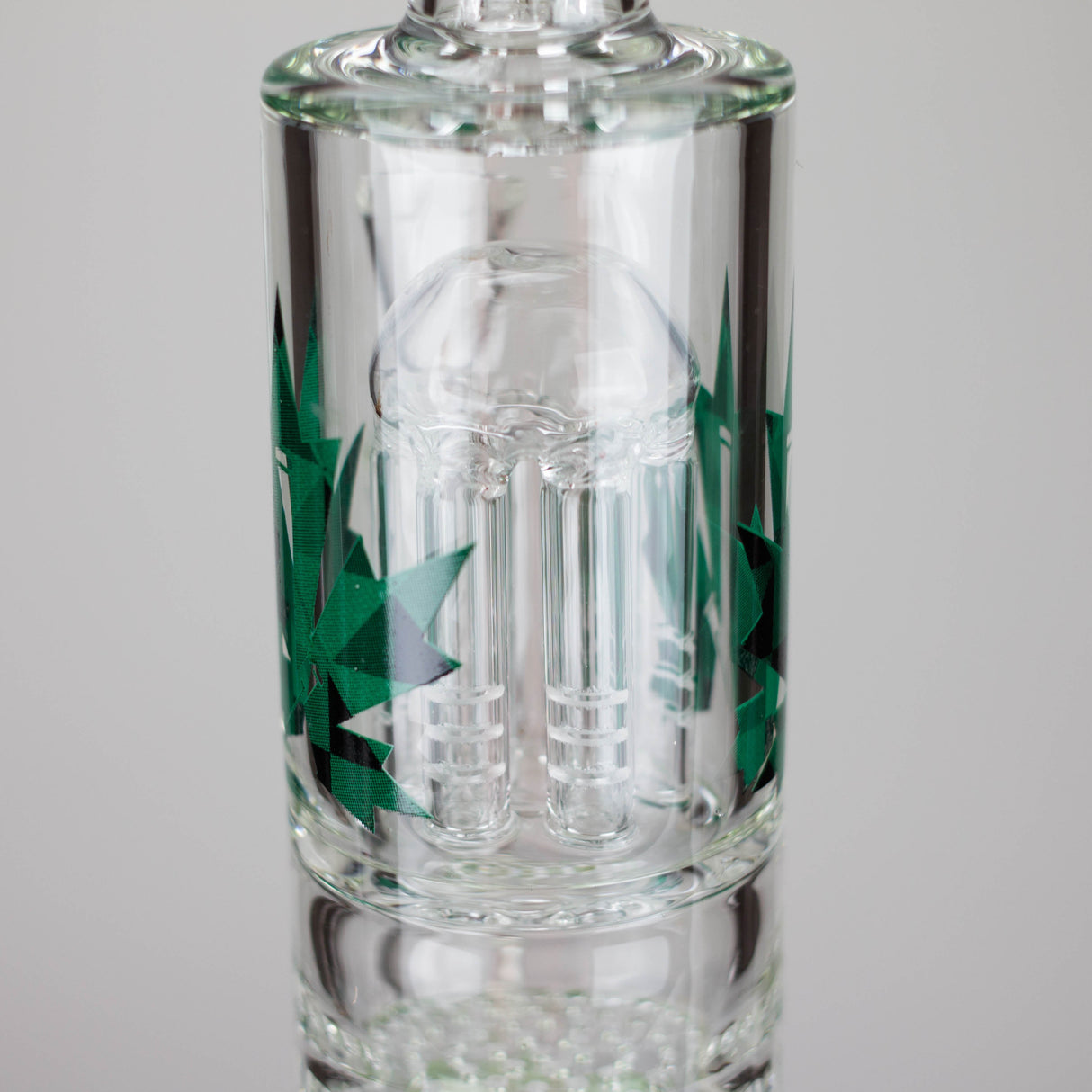 Maple Glass | 12" Honey Comb With Tree Percolator And Splash Guard Bong Glass Bong Maple Craft Inc