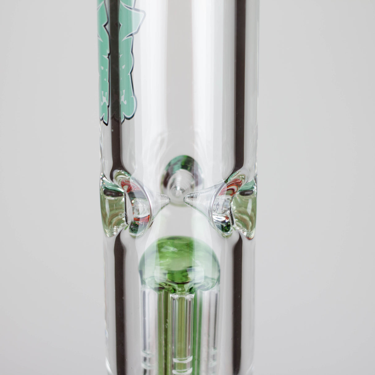 Ganjavibes | 17" Double Tree Percolator Glass Bong By Irie Vibes Glass Bong Maple Craft Inc