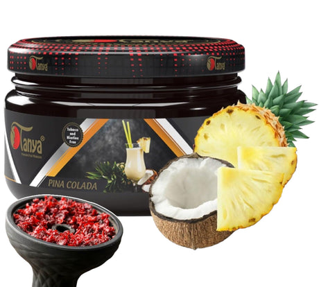 TANYA HOOKAH FLAVOR 250G CAN ZERO NICOTINE- ZERO TOBACCO Flavour Jatiimports LLC PINA COLADA