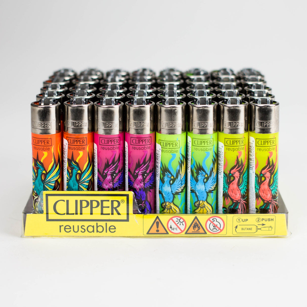 CLIPPER | Random Creatures - Phoenix Classic Display of 48 Lighter ONE