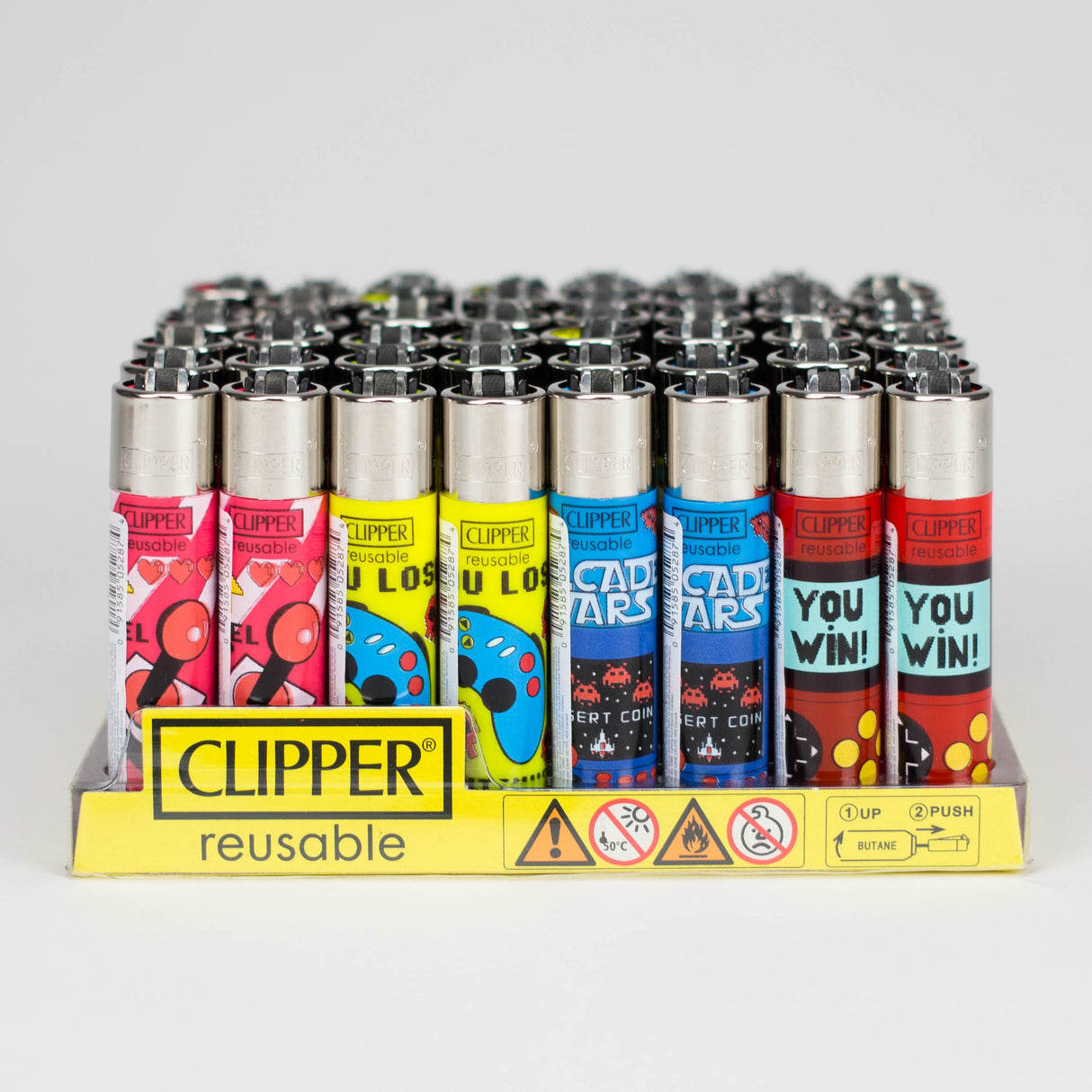 CLIPPER | Gamer Lover DESIGN Display of 48 Lighter ONE