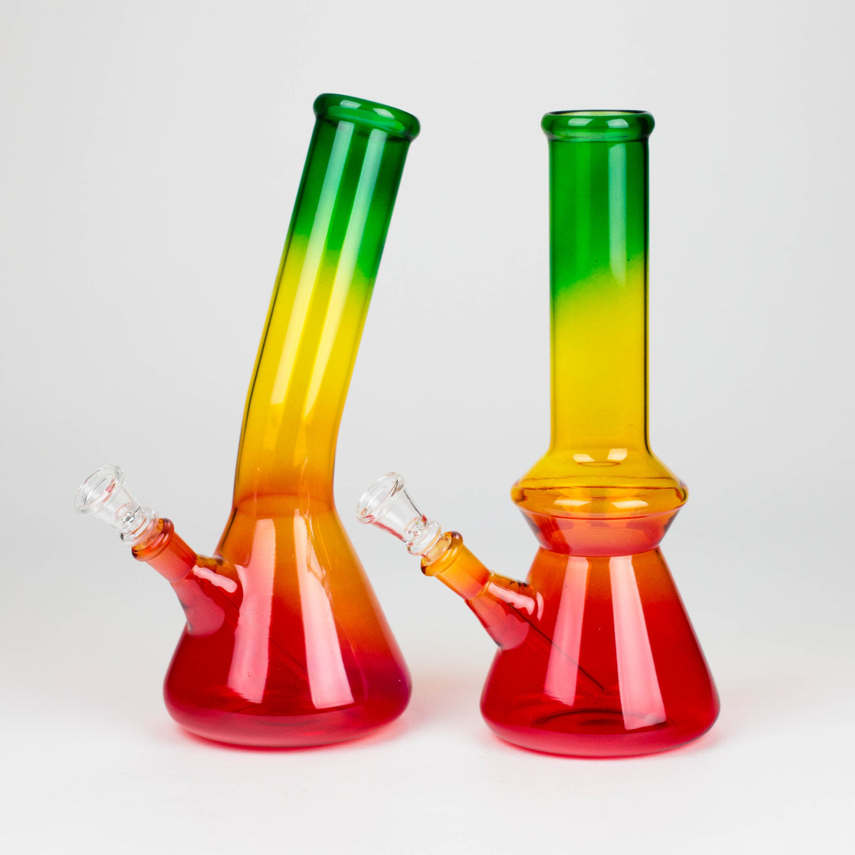 10" Rasta Color Water pipe-Designs Assorted Glass Bong NIBO Distribution