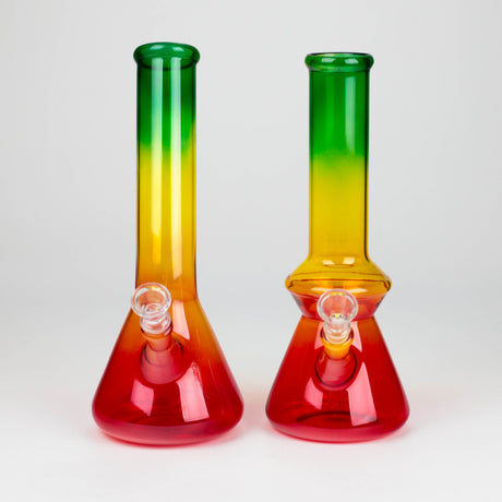 10" Rasta Color Water pipe-Designs Assorted Glass Bong NIBO Distribution