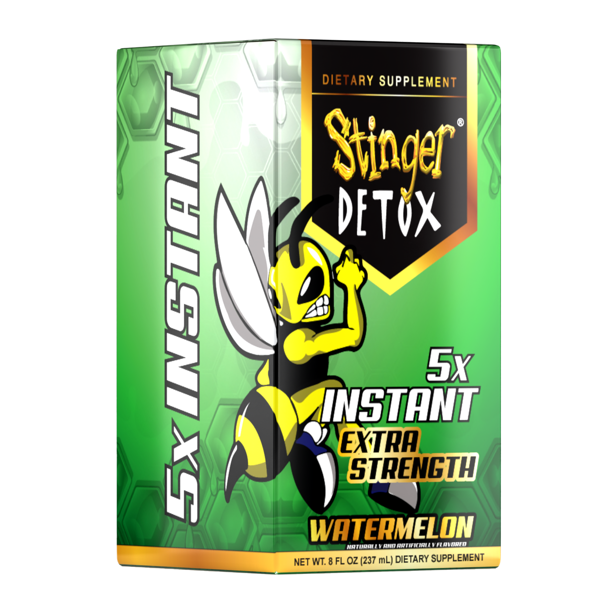 Stinger Detox | 5X Instant Extra Strength Drink – Watermelon (8 fl oz) Detox Desert Depot