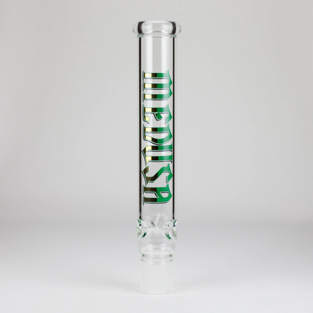 Medusa | 12" Stack-A-Bong Top Mouth Piece Ashcatcher · Percolator · Filter · Mouthpiece Small Biz Distributors Green