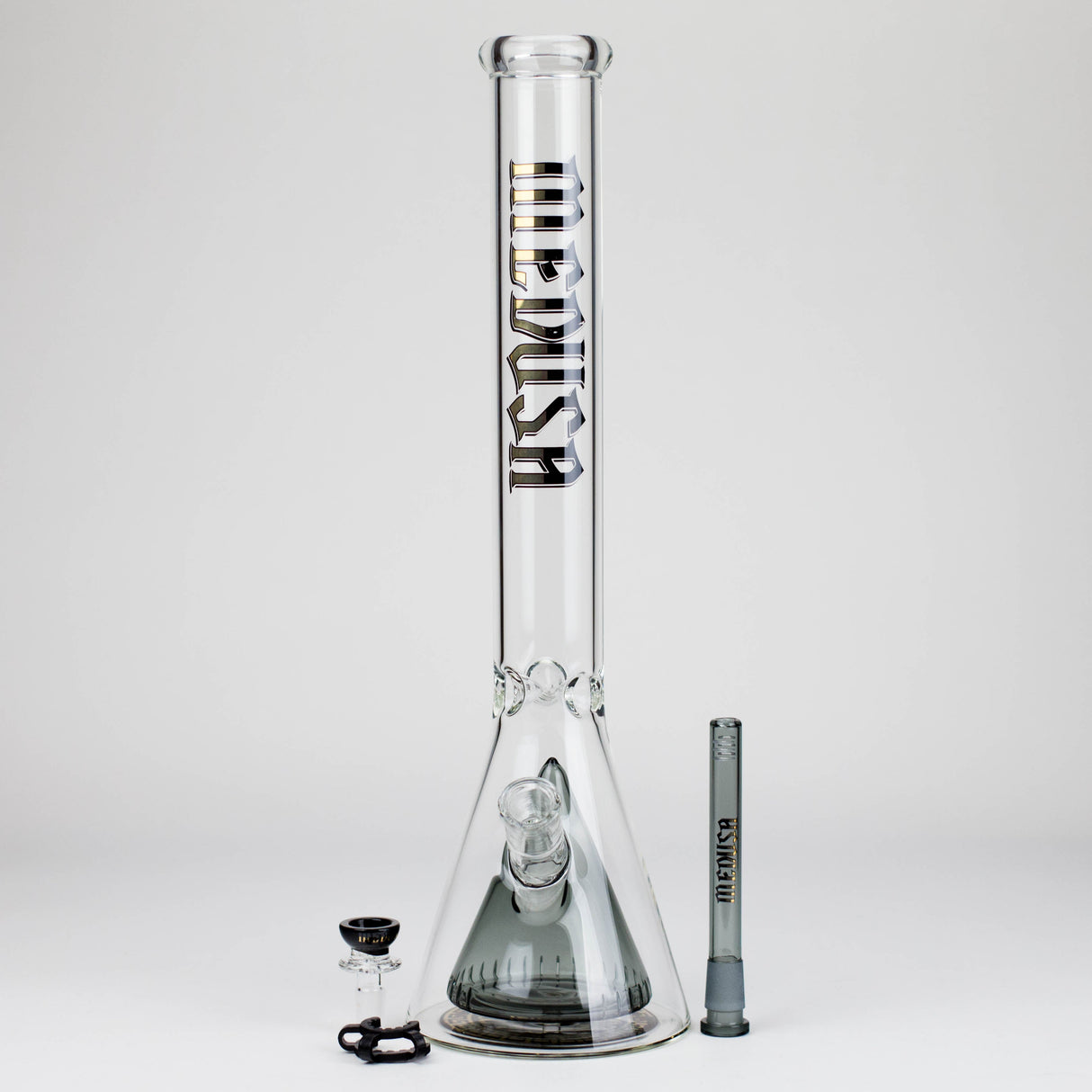Medusa | 18" Glass Beaker Bong with Cone Perc Glass Bong Small Biz Distributors