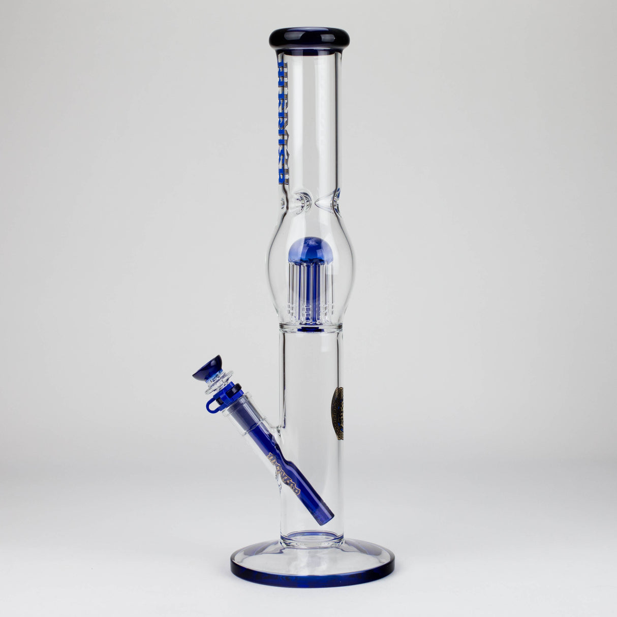 Medusa | 17" 7mm Glass Bubble Tree Perc Glass bong Glass Bong Small Biz Distributors