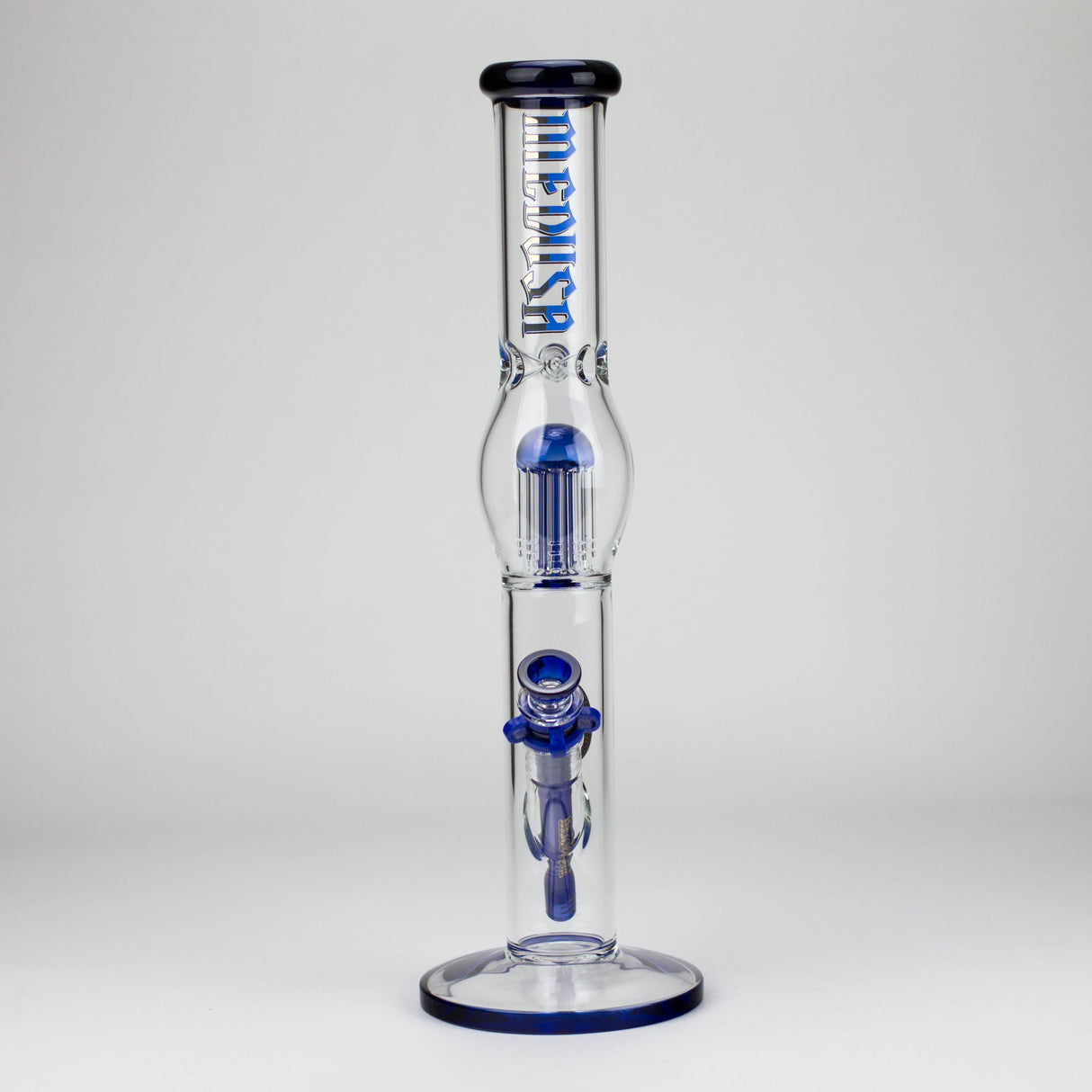 Medusa | 17" 7mm Glass Bubble Tree Perc Glass bong Glass Bong Small Biz Distributors