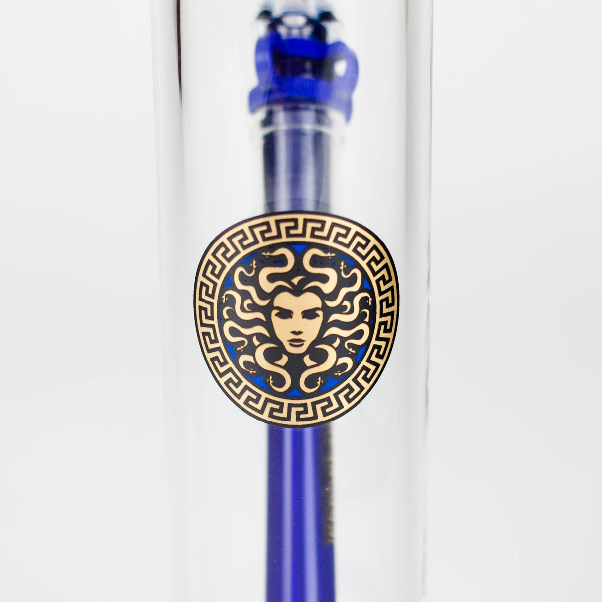 Medusa | 17" 7mm Glass Bubble Tree Perc Glass bong Glass Bong Small Biz Distributors