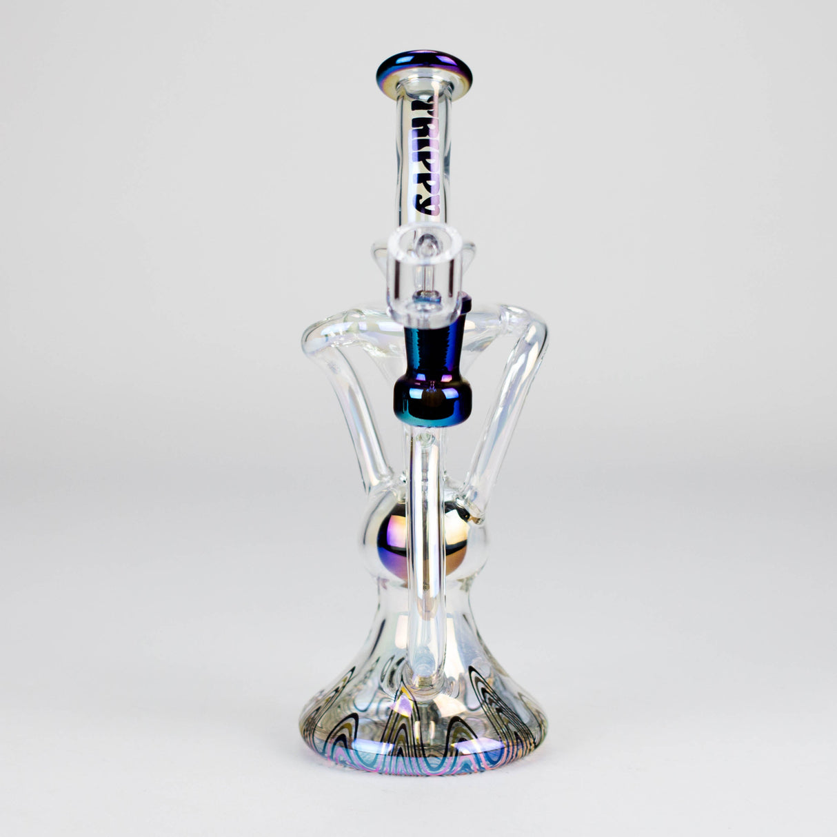 Trippy Glass | Recycler with Banger Glass Rig Small Biz Distributors