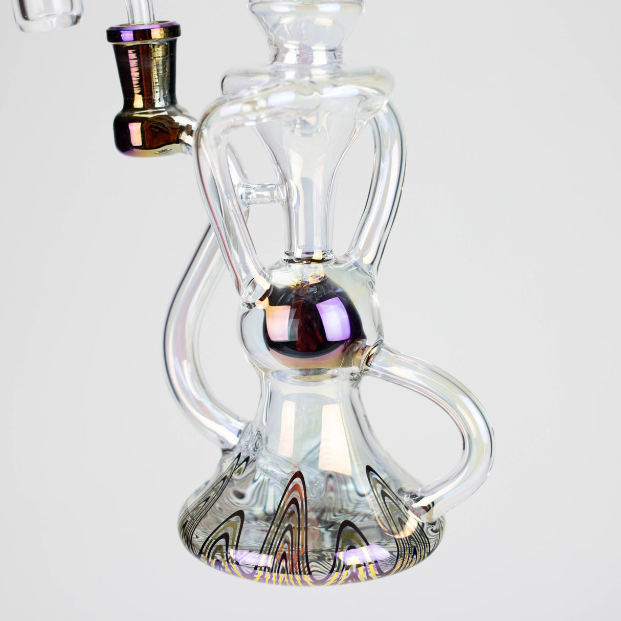 Trippy Glass | Recycler with Banger Glass Rig Small Biz Distributors