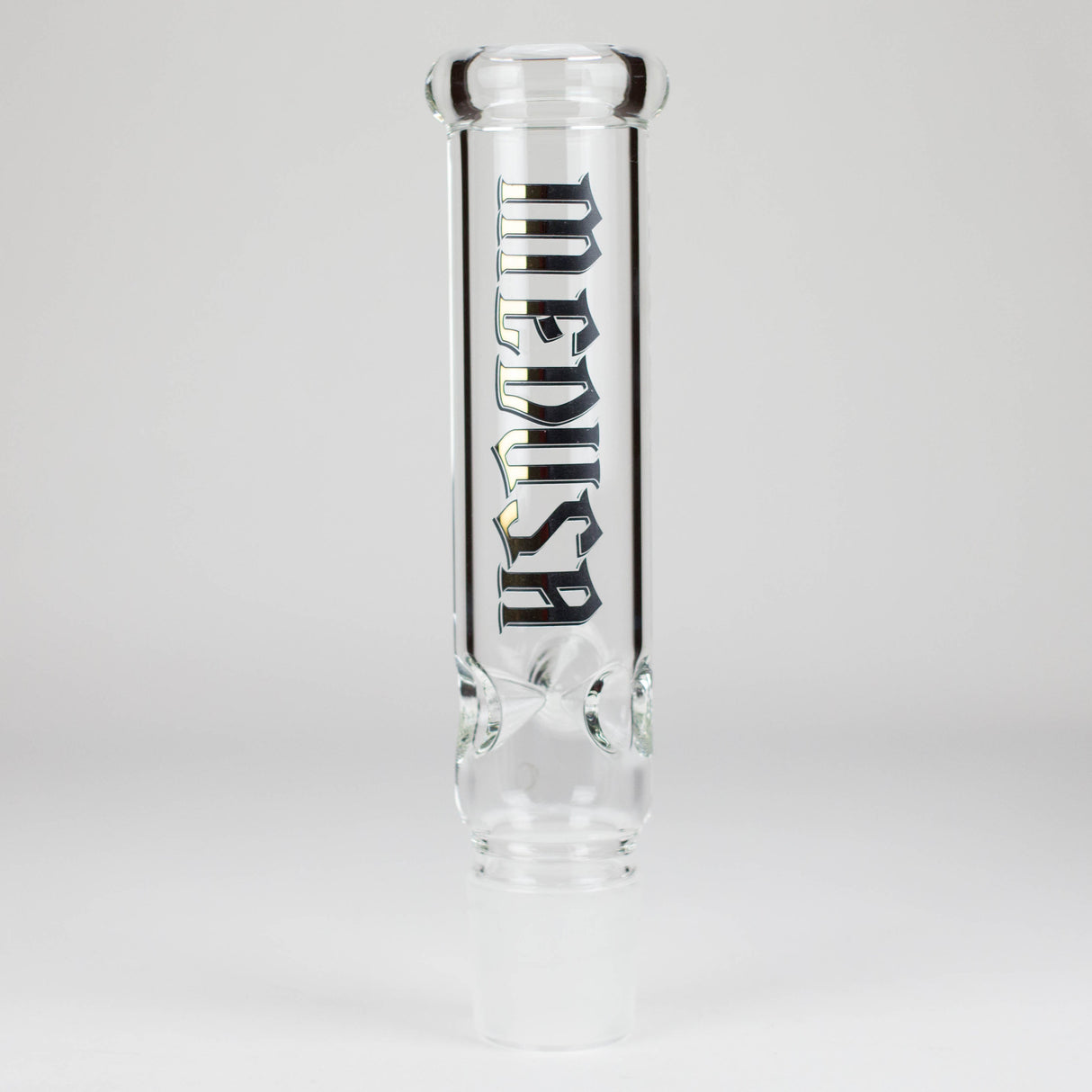 Medusa | 8" Stack-A-Bong Top Mouth Piece Ashcatcher · Percolator · Filter · Mouthpiece Small Biz Distributors Black