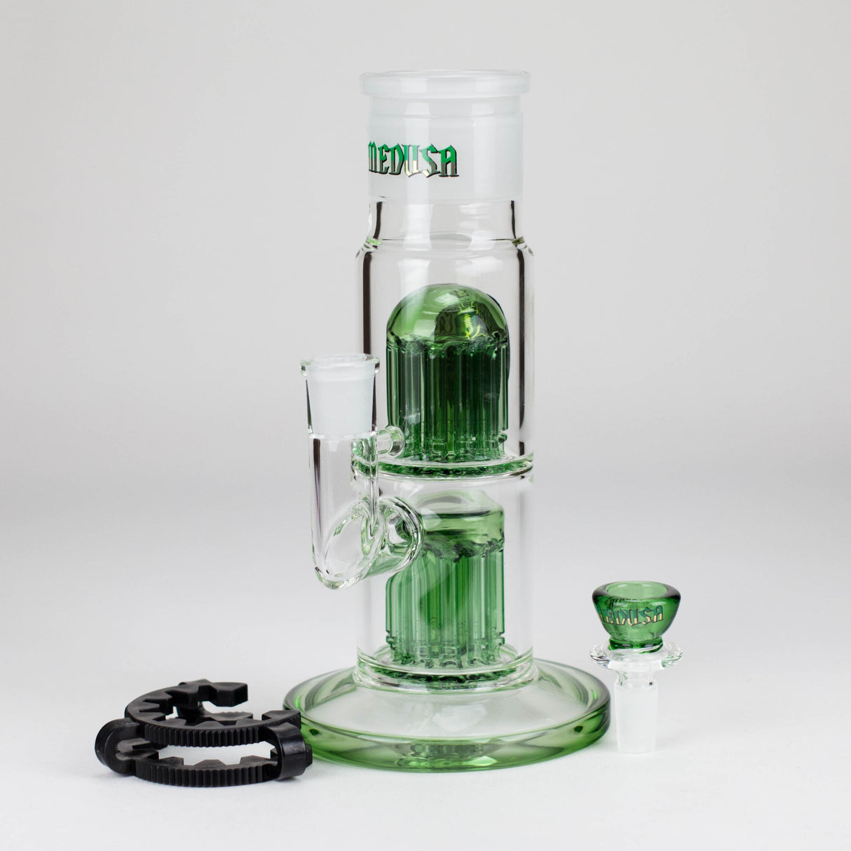 Medusa | Double Tree Arm Perc Base for Stack-A-Bong Glass Bong Small Biz Distributors