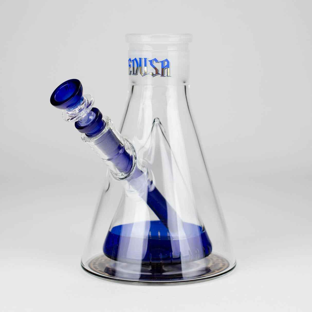 Medusa | Cone Perc Base for Stack-A-Bong Glass Bong Small Biz Distributors Blue