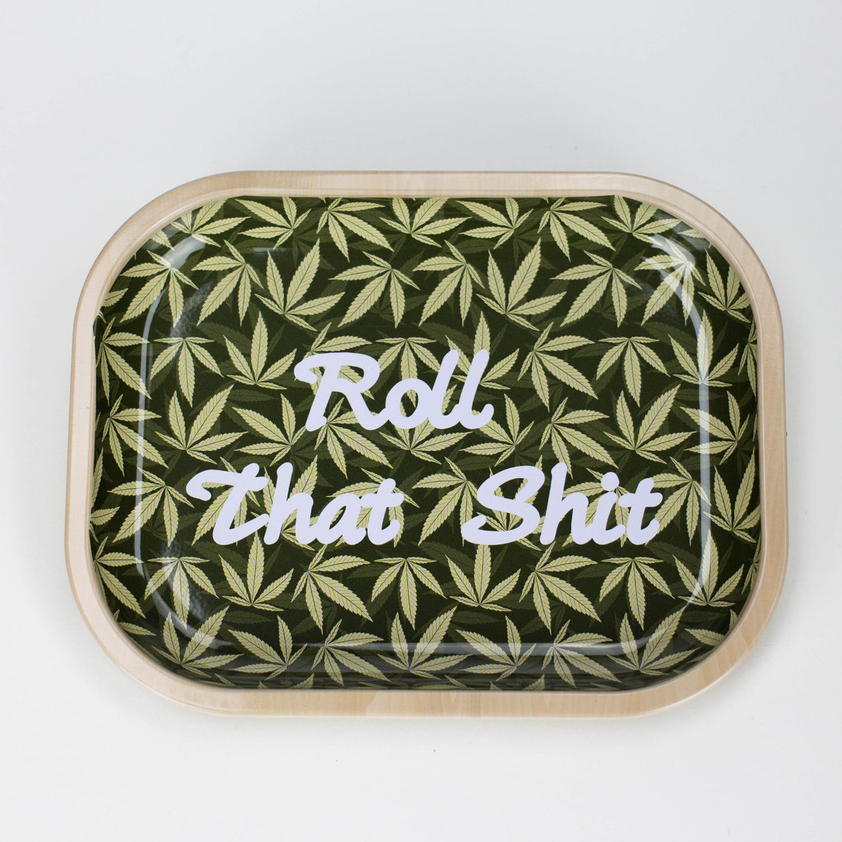 Novelty Metal Rolling Trays -Small Tray Smoking Cat Distribution Roll That shit