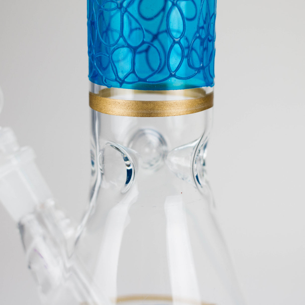 12" Printed beaker glass water bong-Assorted Glass Bong Bongzie Smokes