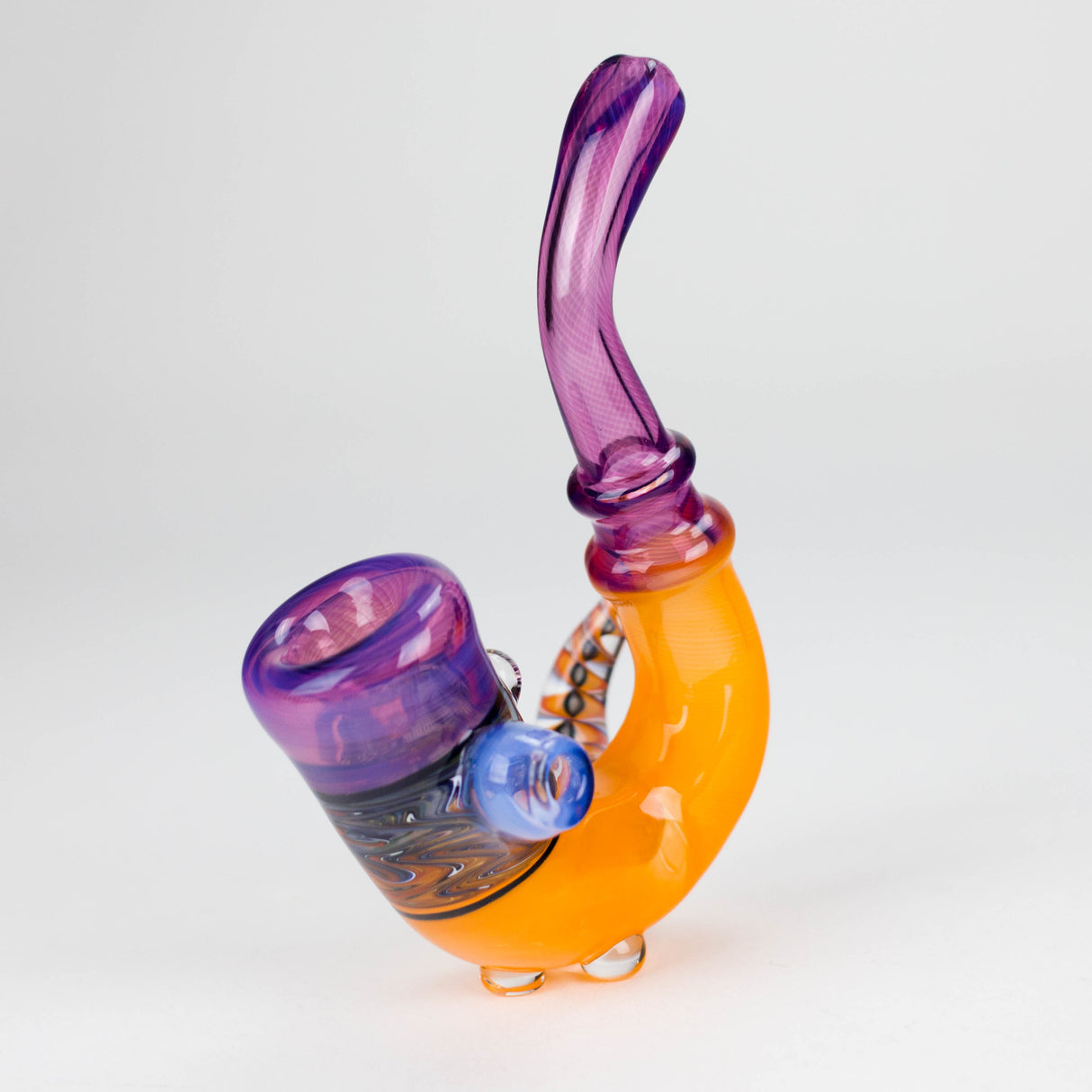 Mooks Glass | Heady Glass Sherlock Pipe - made in Canada Glass Pipe Smoking Cat Distribution