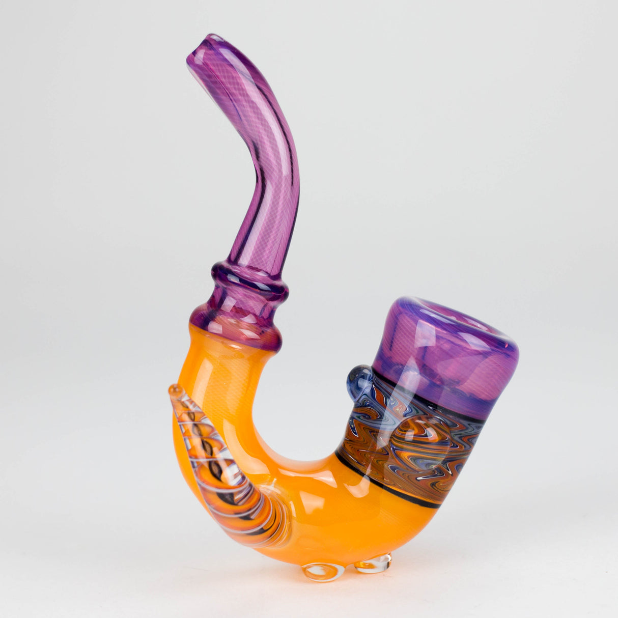 Mooks Glass | Heady Glass Sherlock Pipe - made in Canada Glass Pipe Smoking Cat Distribution