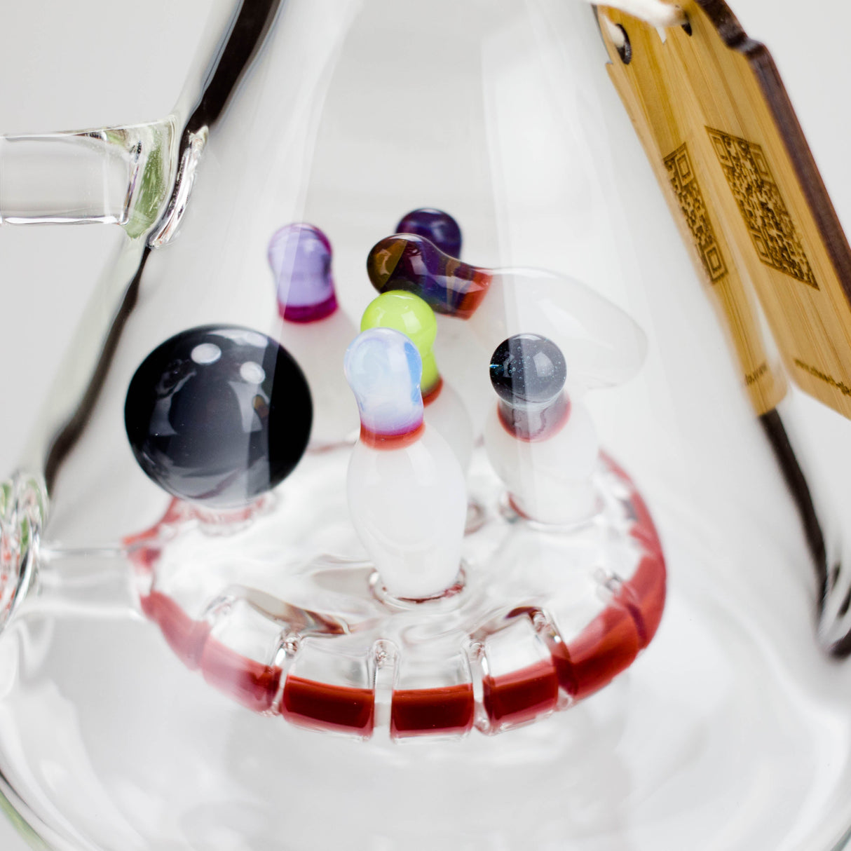 Cheech | 15" Bowling Pin Perc Bong CHE-355 Glass Bong Smoking Cat Distribution