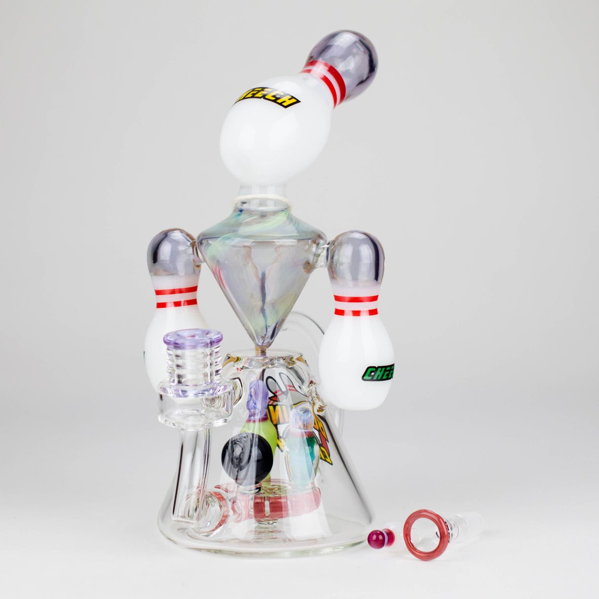 Cheech | 10" The Bowler Rig CHE-354 Glass Rig Smoking Cat Distribution