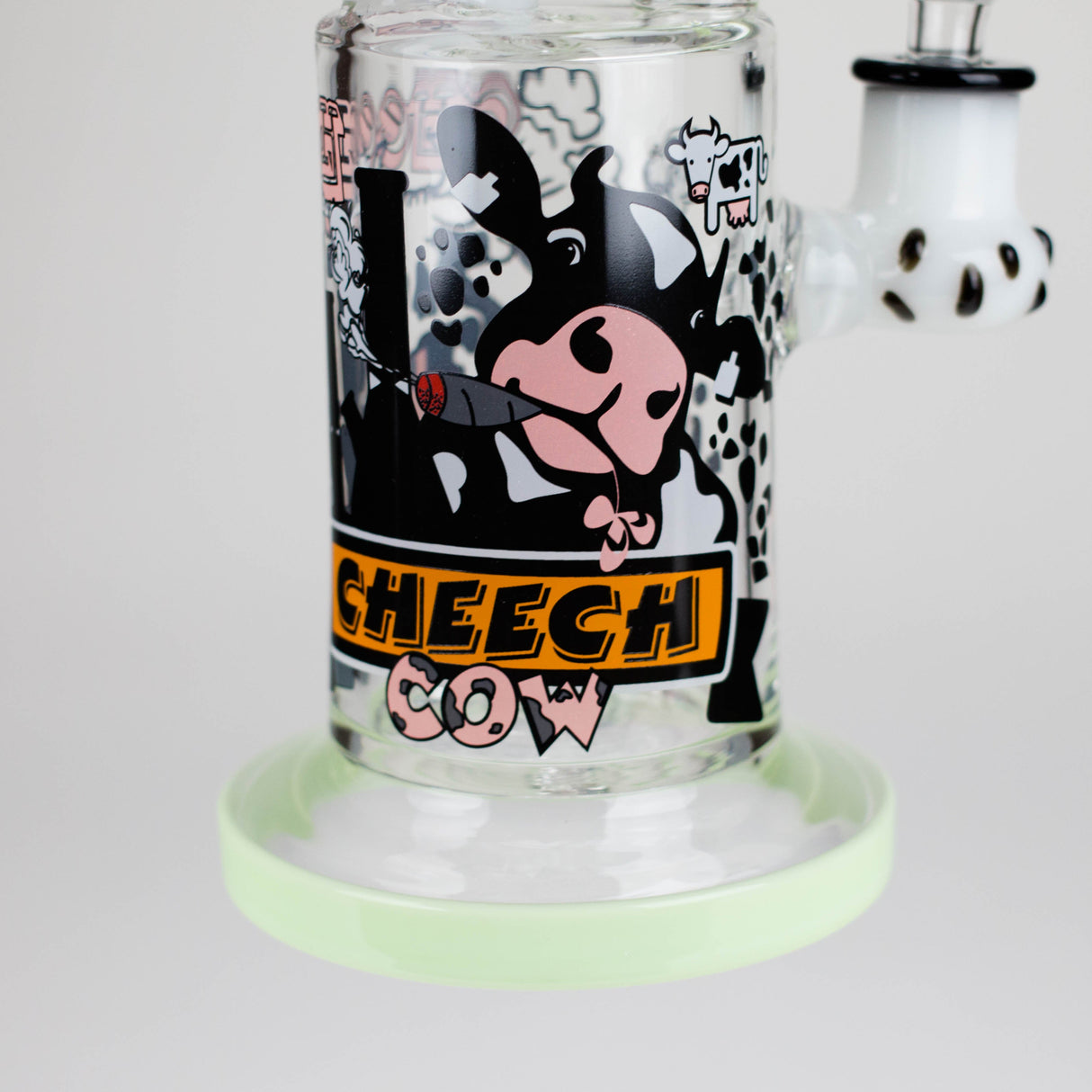 Cheech | 11" The Cow Bong - CHE 333 Glass Bong Smoking Cat Distribution