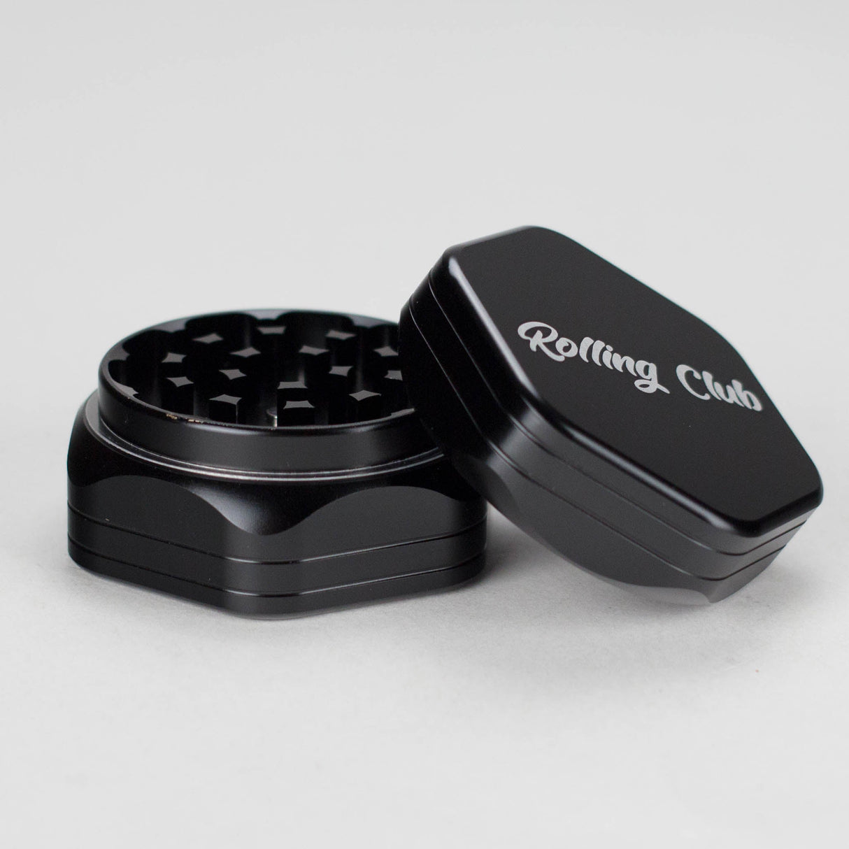 Rolling Club | 2.5" 2 Piece Hex Grinder Regular Grinder Maq Distributors