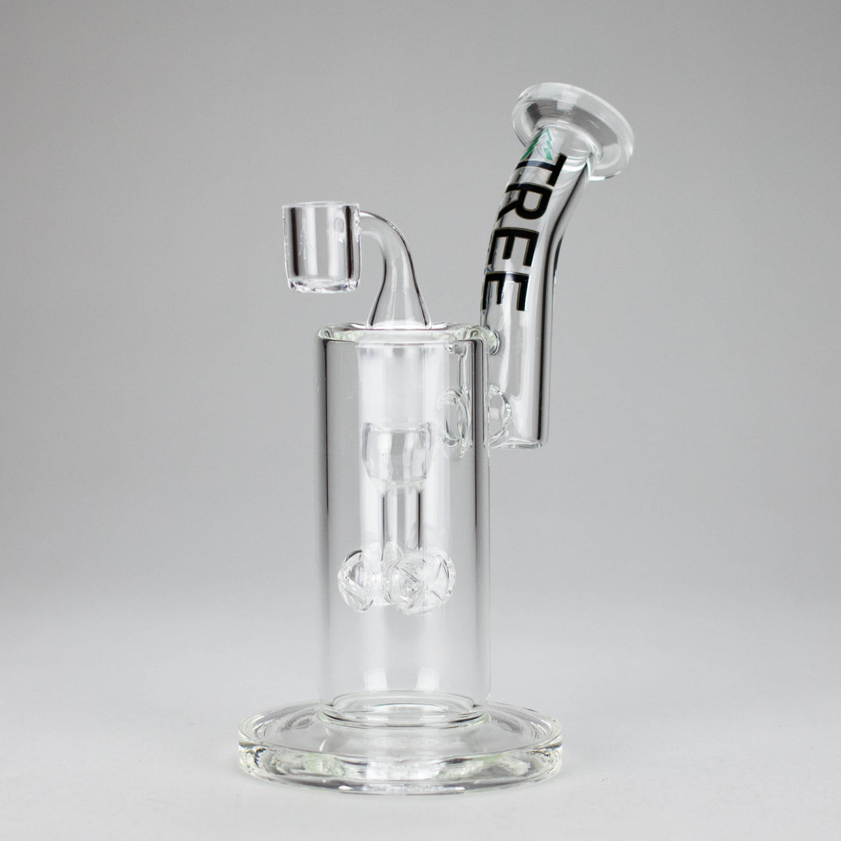 Tree Glass | 9" Glass Rig Cluster Perc with Banger Glass Rig Maq Distributors