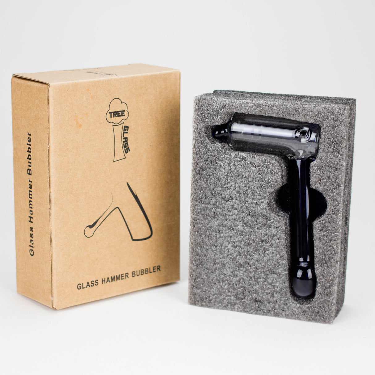 Tree Glass | 4.5" Thin Showerhead Hammer Glass Bubbler Glass Pipe Maq Distributors