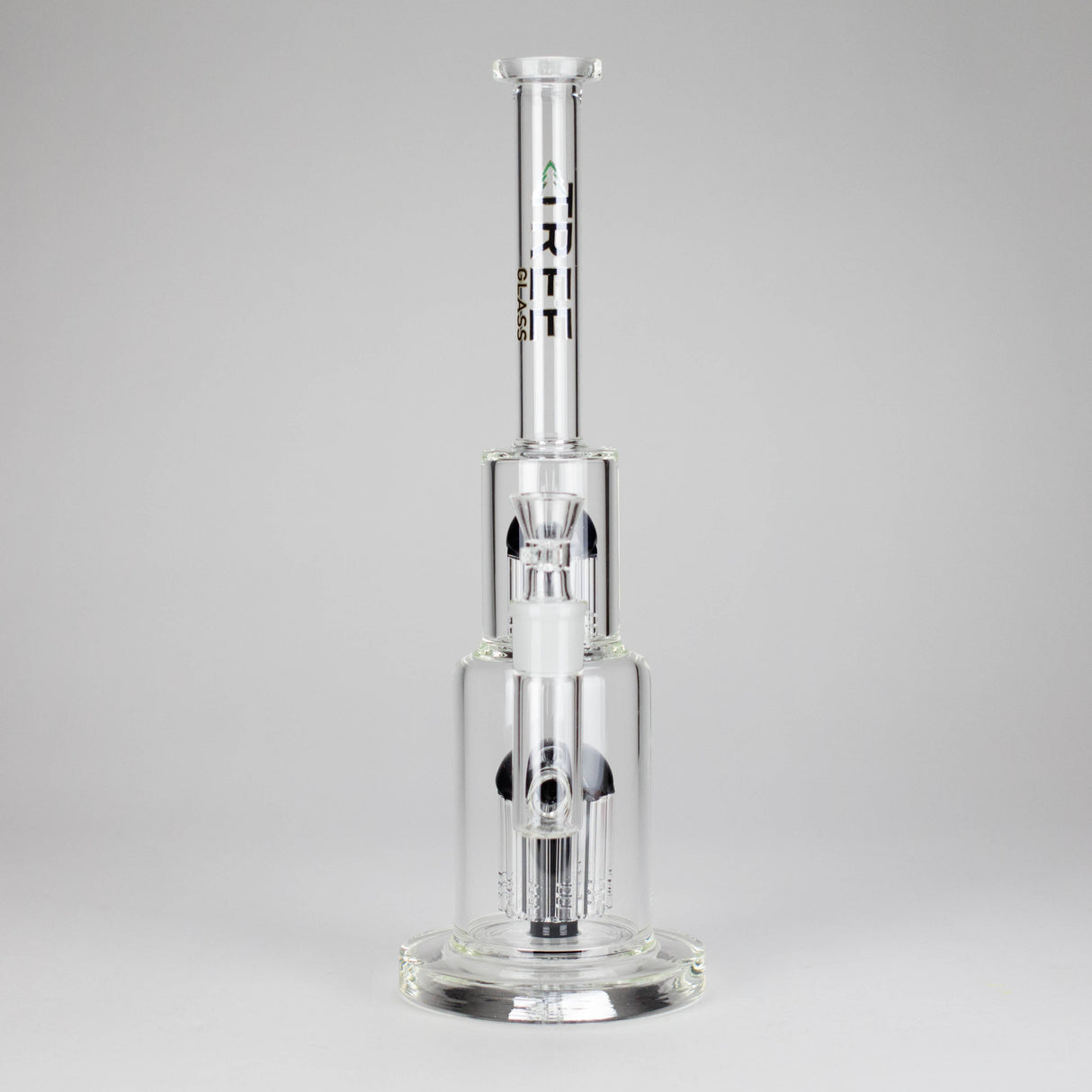 Tree Glass | 15" Double Tree Cake Bong Glass Bong Maq Distributors