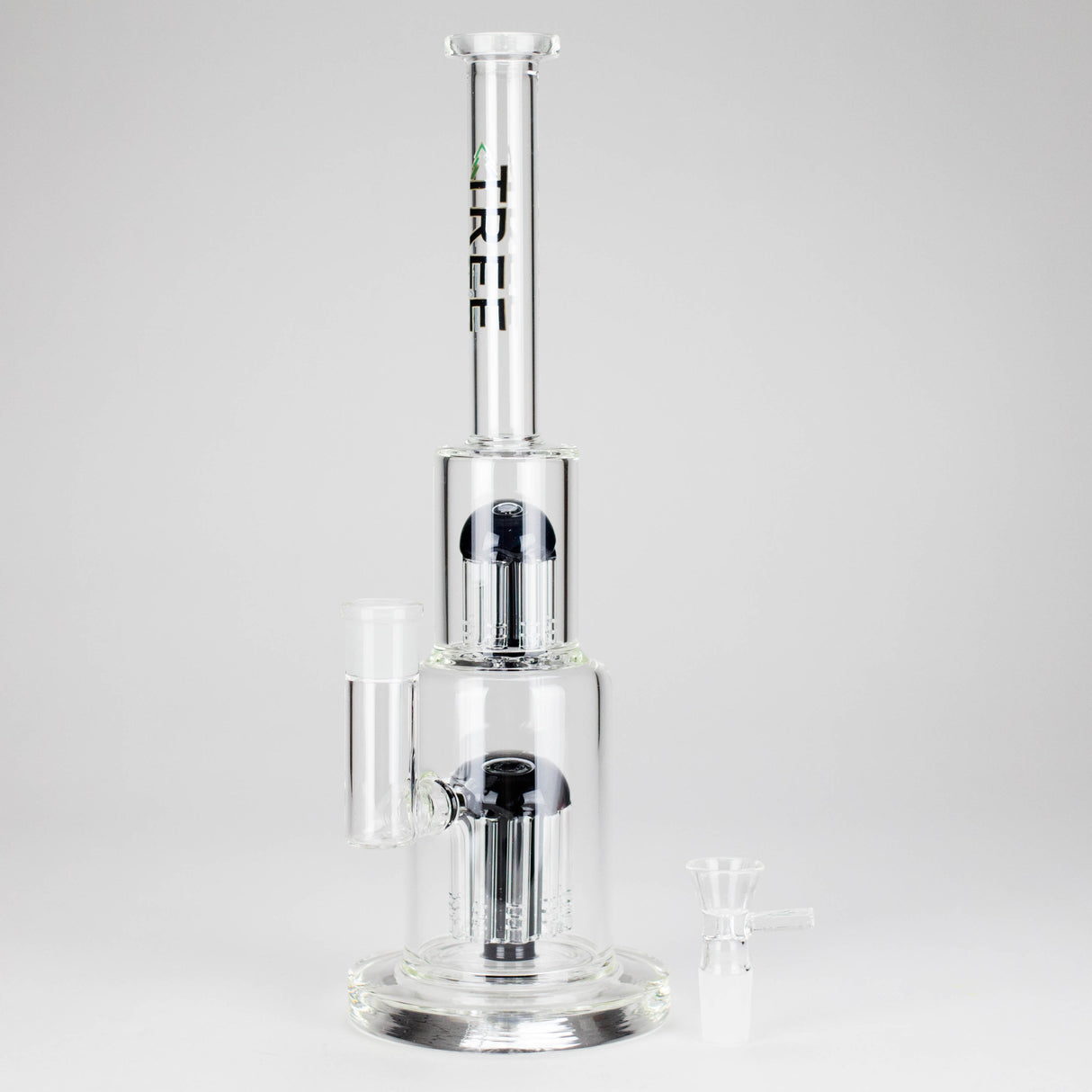 Tree Glass | 15" Double Tree Cake Bong Glass Bong Maq Distributors