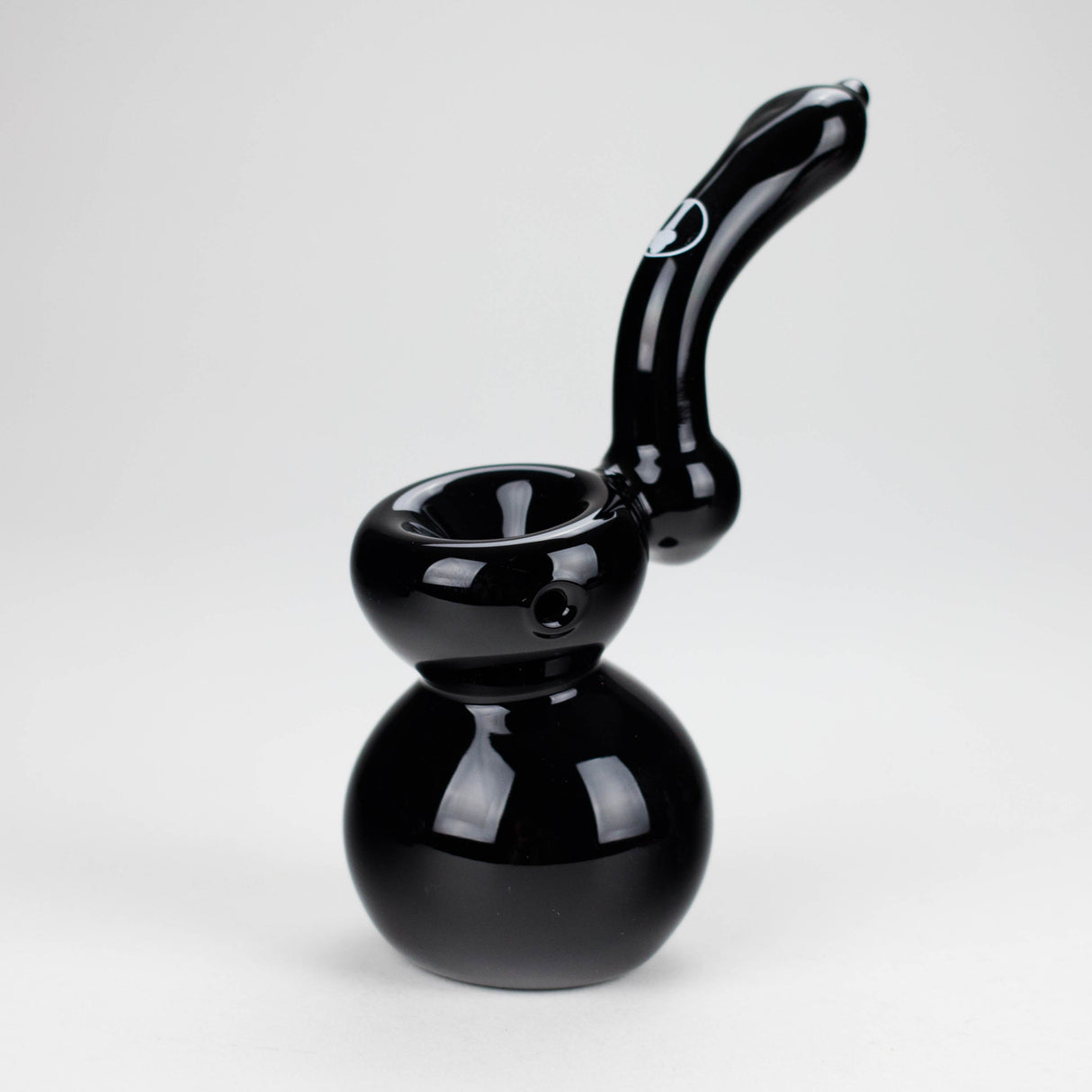 Tree Glass | 7" Showerhead Sherlock Glass Bubbler Glass Pipe Maq Distributors Black