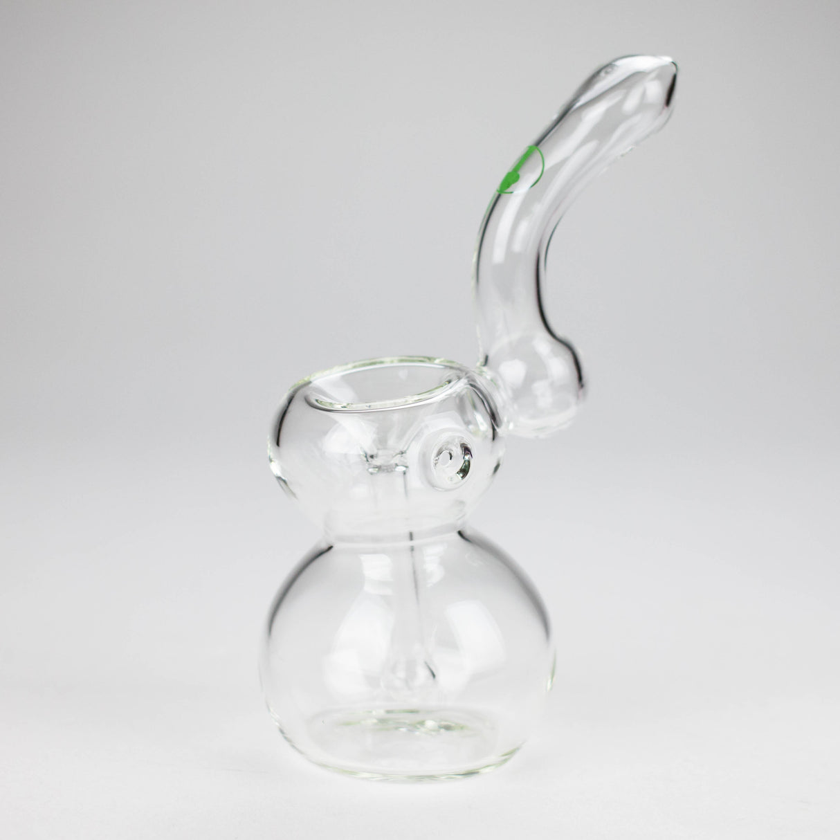 Tree Glass | 7" Showerhead Sherlock Glass Bubbler Glass Pipe Maq Distributors Clear