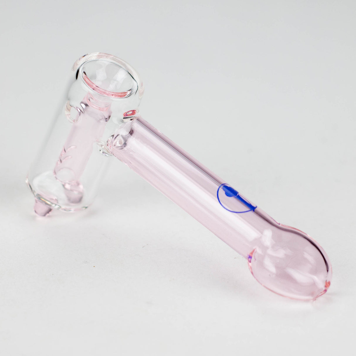 Tree Glass | 4.5" Thin Showerhead Hammer Glass Bubbler Glass Pipe Maq Distributors Pink