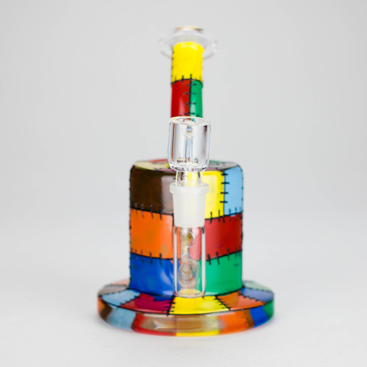 Karma | 6" Patches Design Inline Glass Dab Rig Glass Rig Maq Distributors