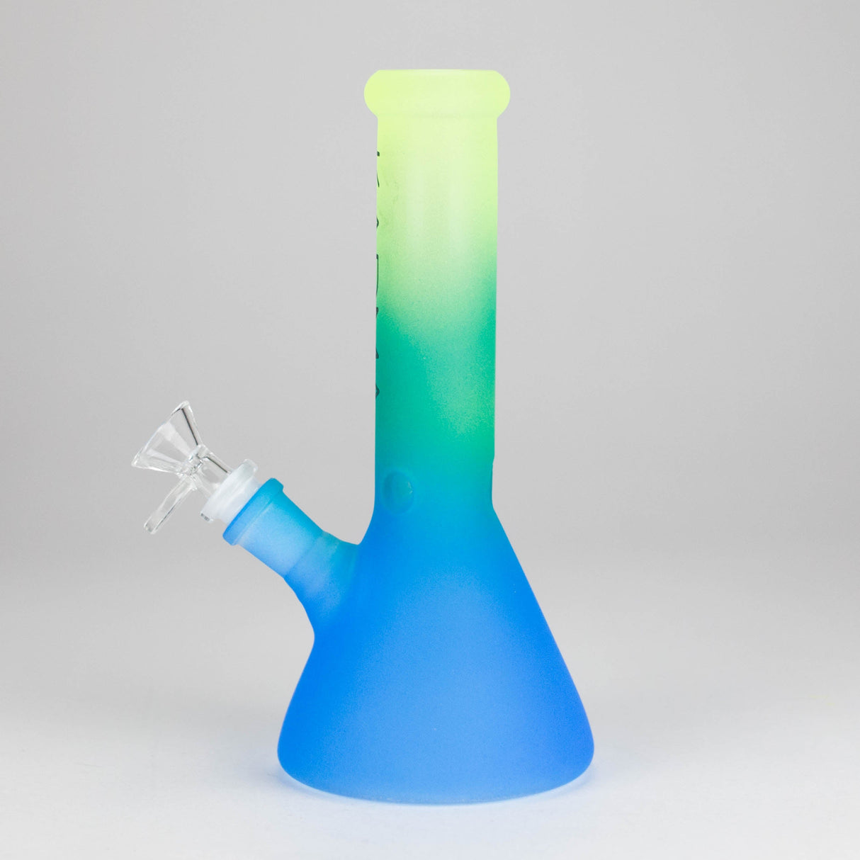 Karma | 9" Beaker 3 Toned Frosted Glass Bong Glass Bong Maq Distributors