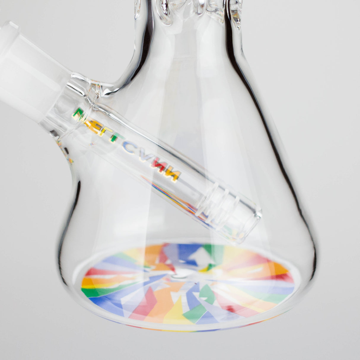 WellCann | 10" Beaker Glass Bong Glass Bong Smoking Cat Distribution