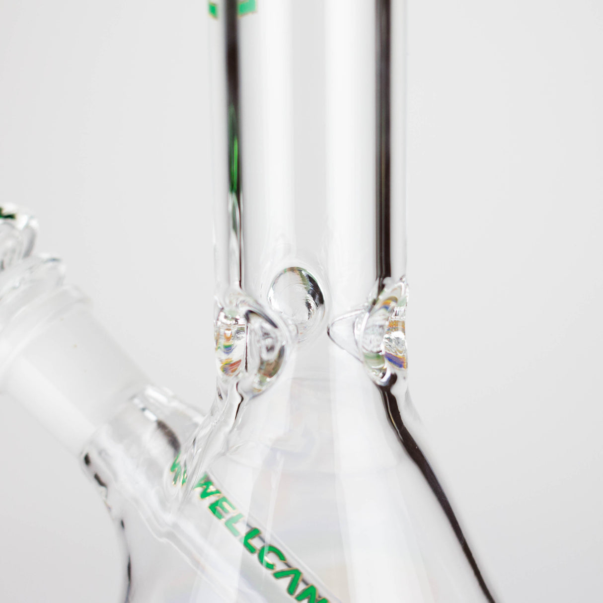 WellCann | 11" Beaker Glass Bong Glass Bong Smoking Cat Distribution