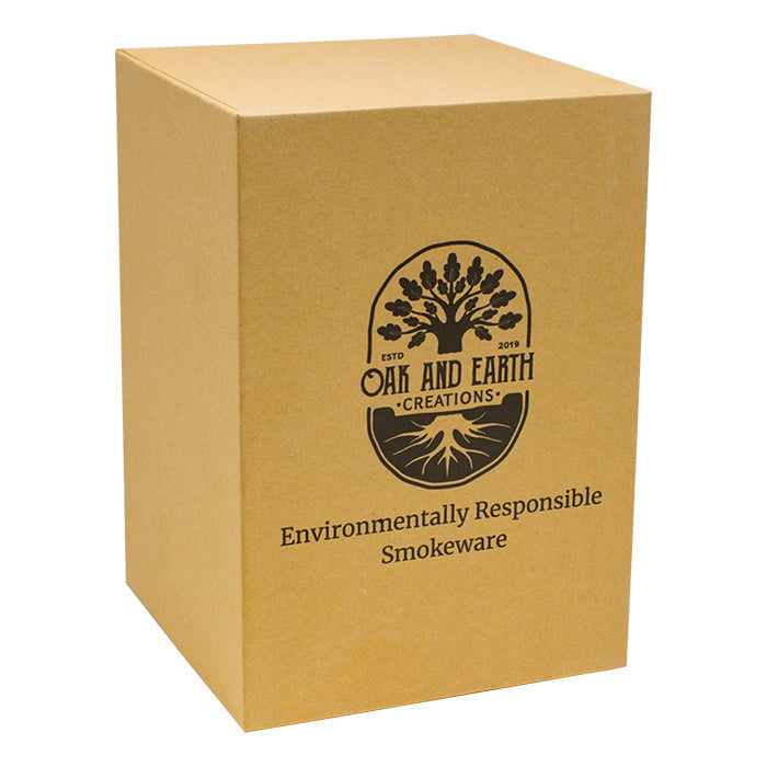 Oak and Earth | Charcoal Ruby Leaf Pipe Quartz · Stone Pipe Maple Craft Inc