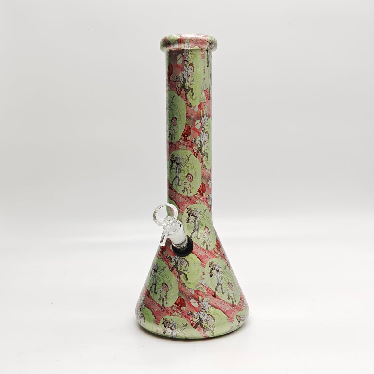 13" 7mm Hydrographic Glass Bong-Assorted Designs Glass Bong Super Supplys Inc