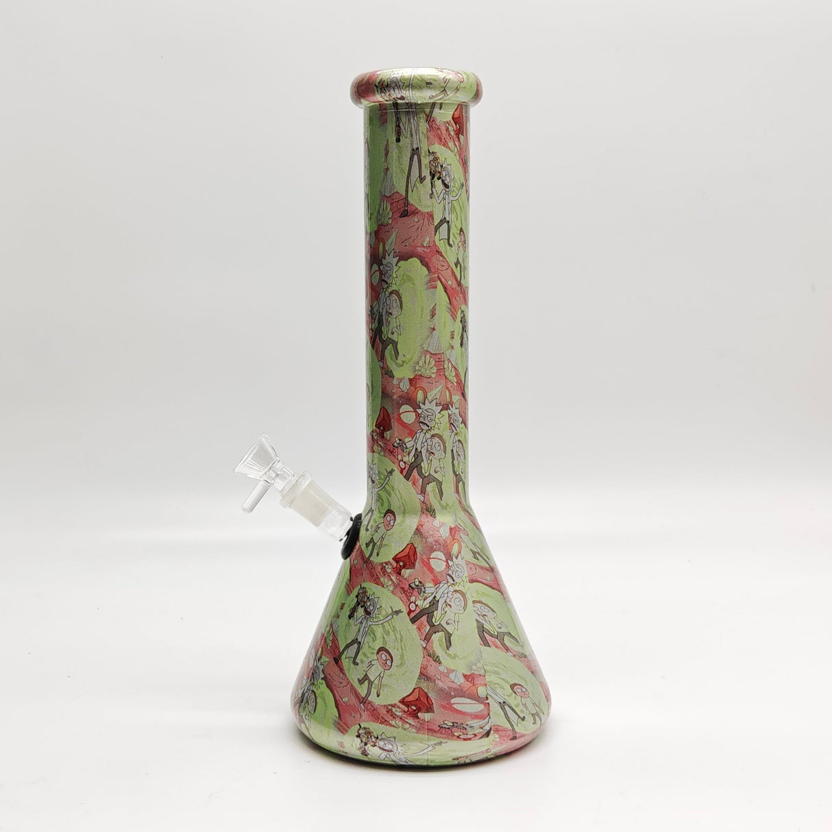 13" 7mm Hydrographic Glass Bong-Assorted Designs Glass Bong Super Supplys Inc