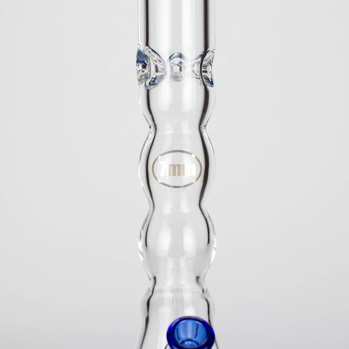 WellCann | 29" Curved Tube Beaker Bong – Heavy-Duty 7mm Glass with Thick Base Glass Bong Smoking Cat Distribution