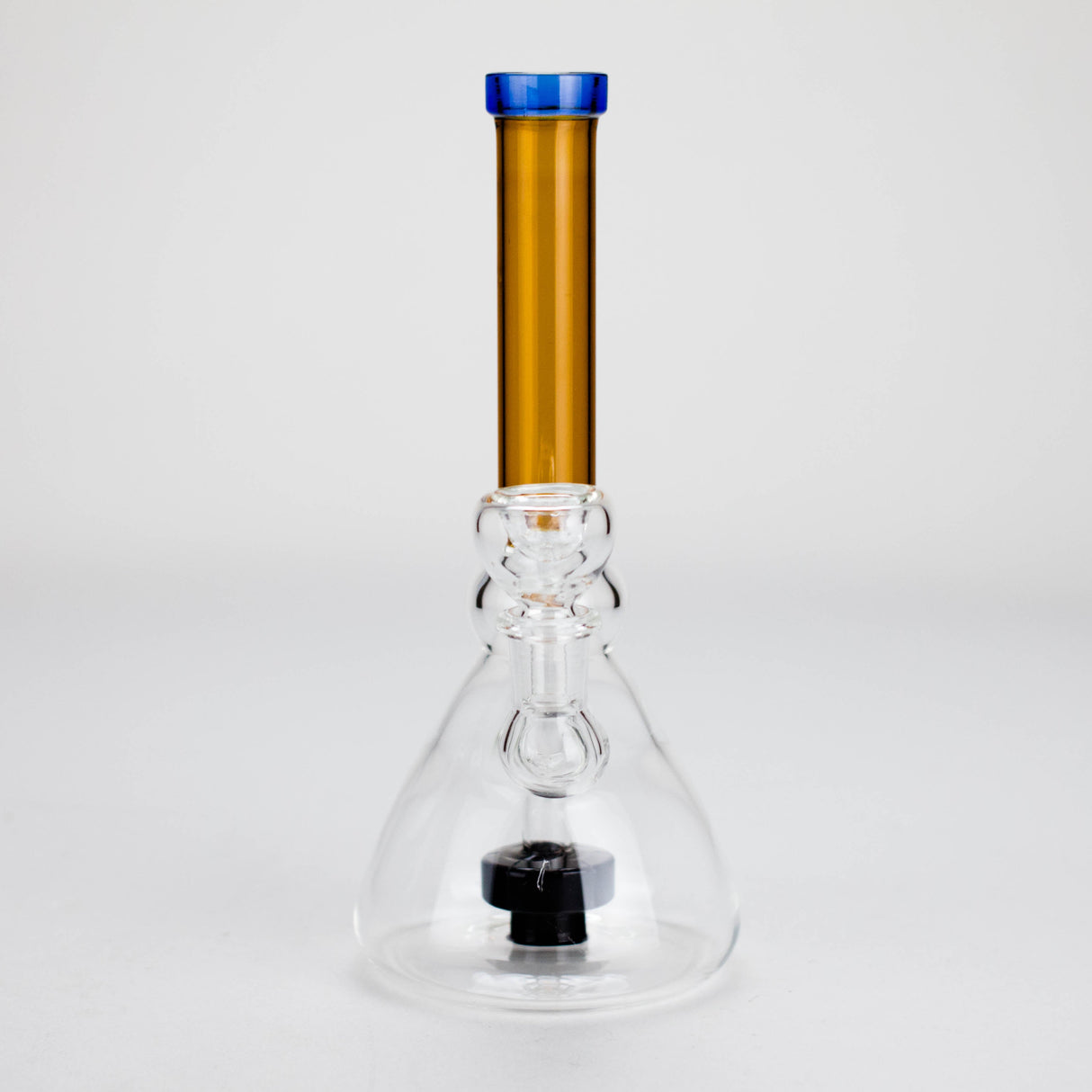 8.5" Stemless Glass Bong with Diffuser – Assorted Colors Glass Bong Bongzie Smokes