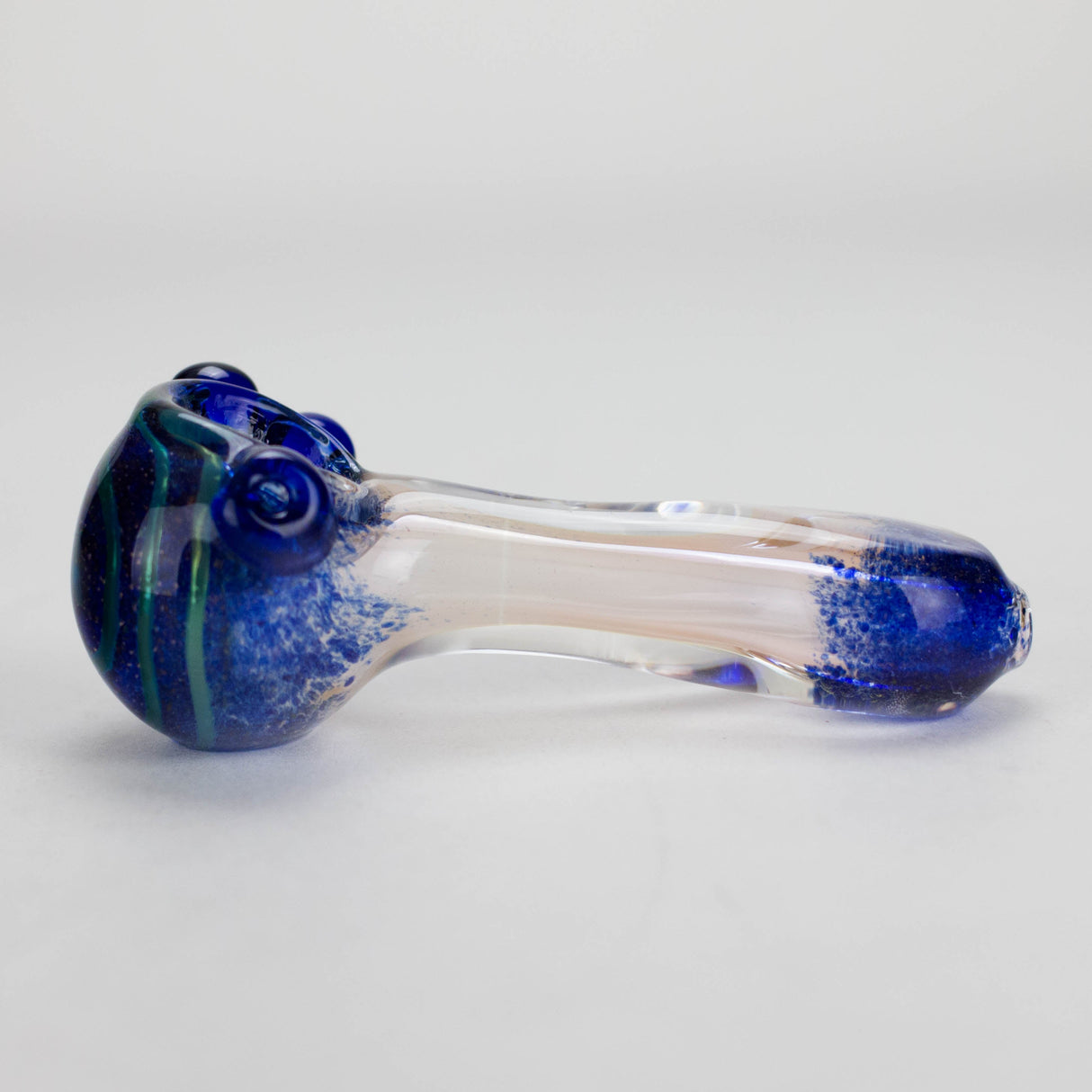 4" Gold Fuming Glass Pipe – 2pcs assorted Pack Glass Pipe Bongzie Smokes