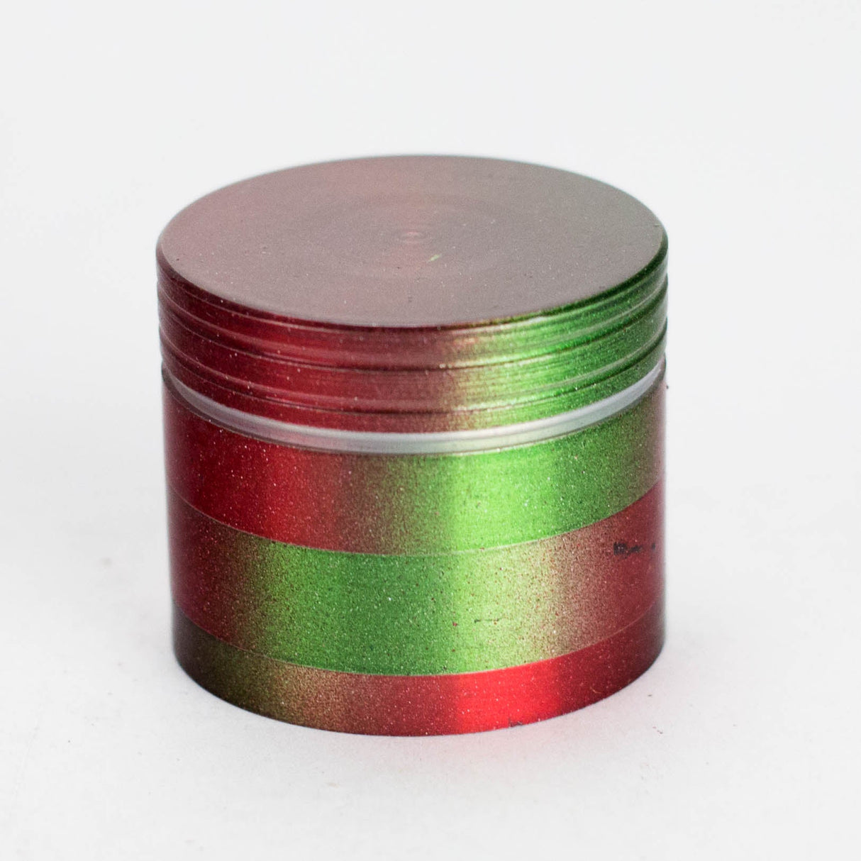 53mm Dual-Tone 4-Part Aluminum Herb Grinder – 20pcs Bulk Pack Regular Grinder Bongzie Smokes